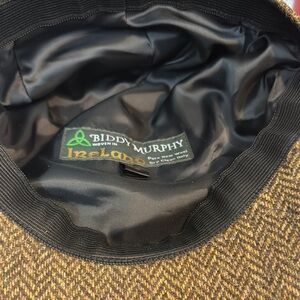 Stylish Brown Tweed Hat